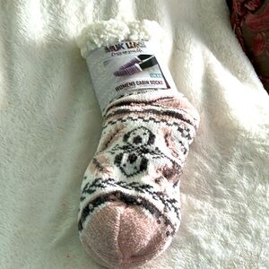 New Mike Luk Populars Cabin Socks, size 8-10
